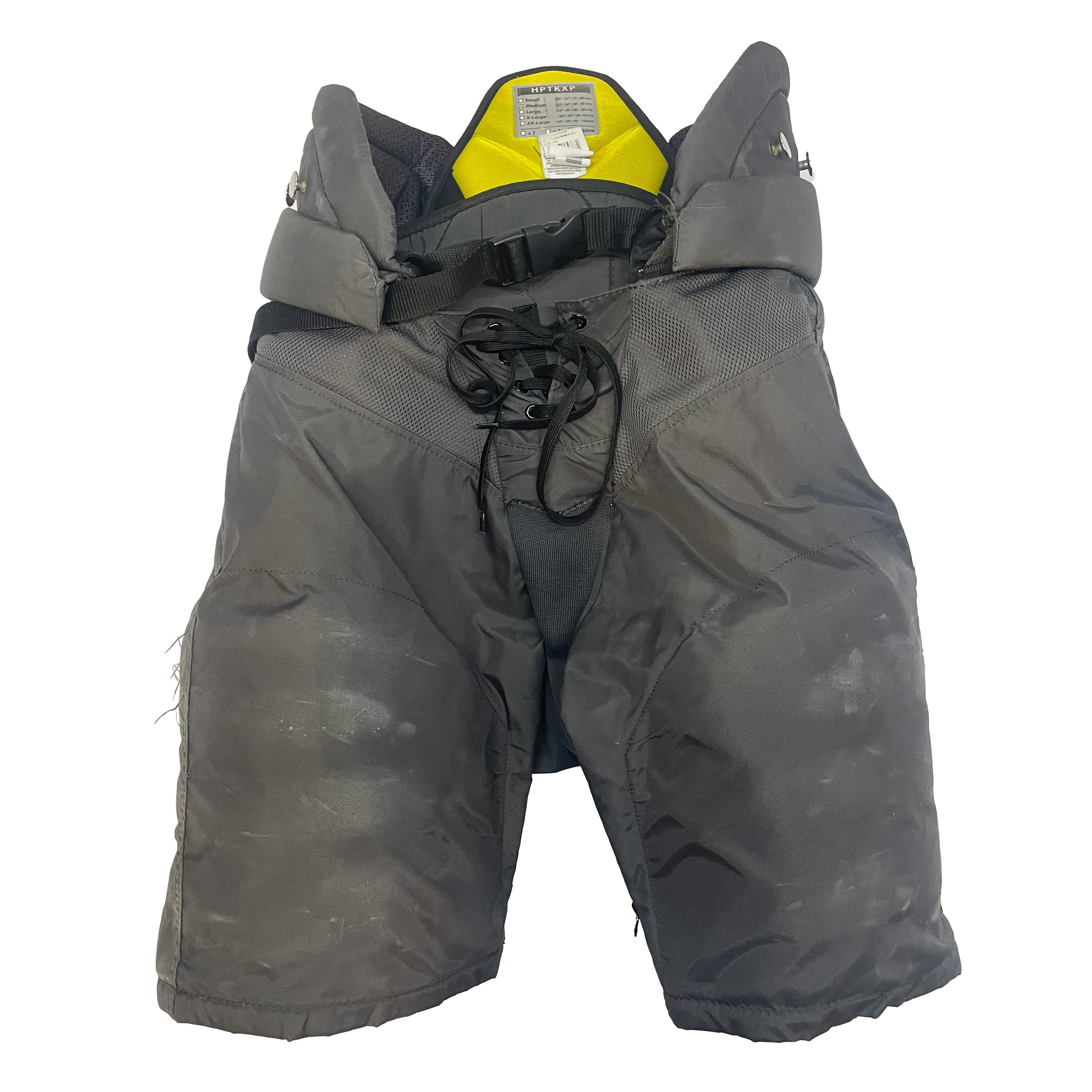 CCM HPTKXP - Pantalon de hockey Pro Stock de la LNH d'occasion - Golden Knights de Vegas (gris)